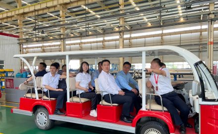 青岛市委常委、副市长王波一行到6686手机端入口考察调研