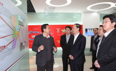 青岛市委副书记王文华来6686手机端入口调研指导工作